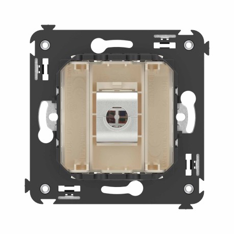 4405793 | Компьютерная розетка RJ-45 без шторки в стену, кат.6 одинарная экранированная, "Avanti", "Ванильная дымка"-3