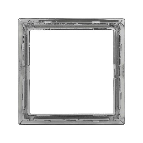 4404822D | Декоративная вставка для рамок из натуральных материалов Avanti хром, 1 пост (2 мод.)-2