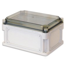 Корпус 300х200х160 IP67 фланцы, прозрачная крышка (выс.крышки 35)