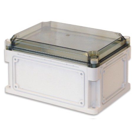 532311 | Корпус 300х200х160 IP67 фланцы, прозрачная крышка (выс.крышки 35)
