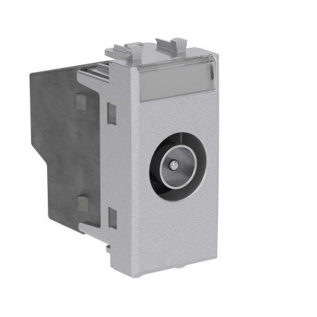 4404521 | Розетка TV оконечная модульная,  Avanti, Закаленная сталь, 1 модуль-1