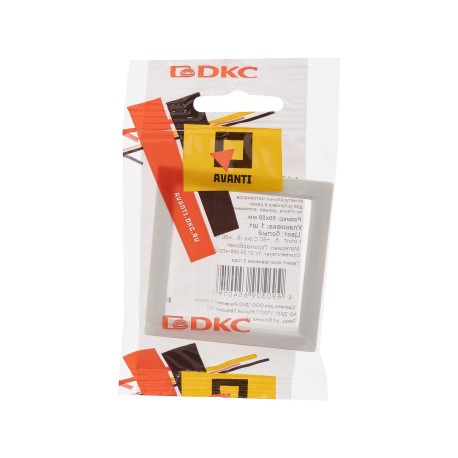 4400822D | Декоративная вставка для рамок из натуральных материалов Avanti белая, 1 пост (2 мод.)-4