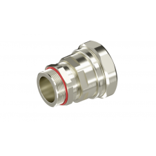 Ввод кабельный взрывозащищенный ANP под небронированный кабель в металлорукаве M50х1,5 D24-33мм, Dn40мм, латунь никелированная, IP66/68