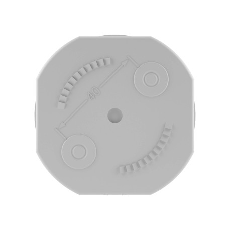 53500R | Коробка ответвит. с кабельными вводами, IP44, д.65х35мм (розница)-3