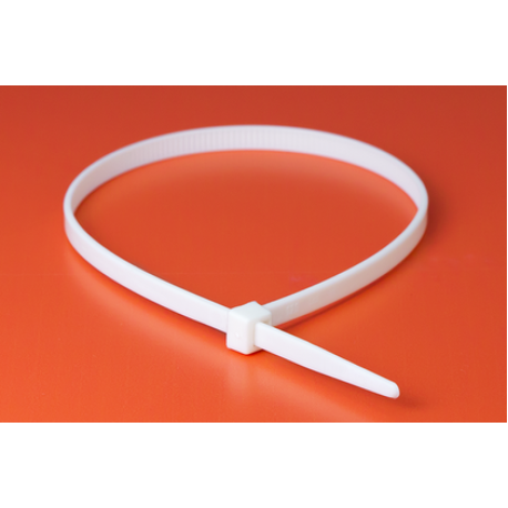 25227V0 | Хомут P6.6 самозатухающий, белый, 7,5x365