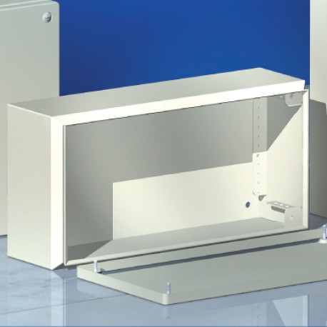 R5CDE63120F | Сварной металлический корпус CDE, 600х300х120 мм, с фланцами, IP55