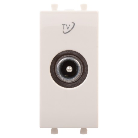 4405511 | Розетка TV проходная модульная, "Avanti", "Ванильная дымка", 1 модуль