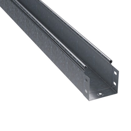 3506110INOX | Лоток неперфорированный 80х80, L=3000, 1.0мм, нержавеющий