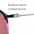 TCSKSF56010002 | Черные солнцезащитные очки из титана с коричневыми линзами. Модель 19