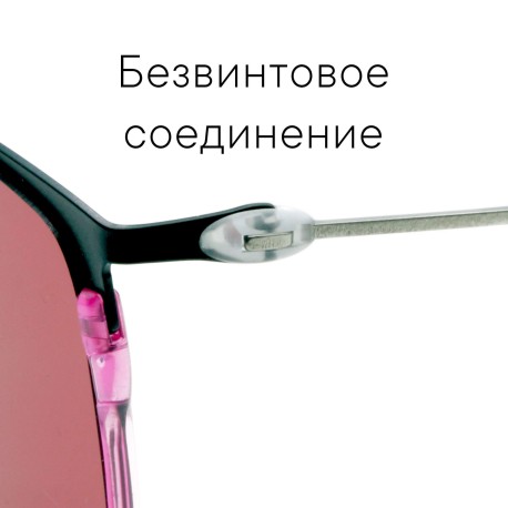 NOL6ENNC | Черные солнцезащитные очки из титана с зелеными линзами-4