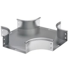 Ответвитель горизонтальный DPX Х-образный 100х50, 0.8мм, RAL7004