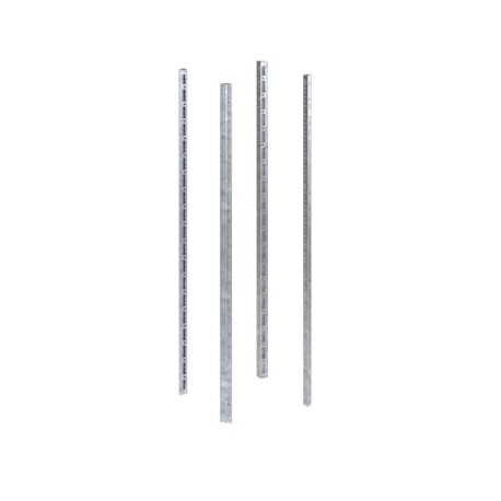 R5GMN18 | Стойки вертикальные оцинкованные, В=1800мм, без дополнительных креплений, 4шт