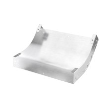 Угол вертикальный внутренний 45° 400х50, 1.5мм (с метизами), нержавеющая сталь