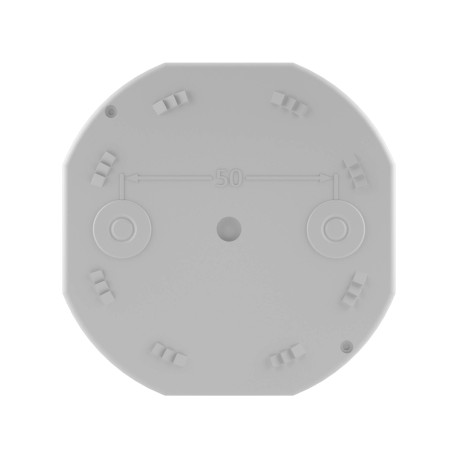 53600R | Коробка ответвит. с кабельными вводами, IP44, д.80х40мм (розница)-3