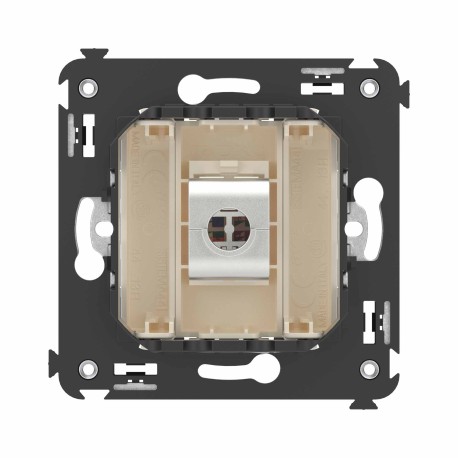 4405773 | Компьютерная розетка RJ-45 без шторки в стену, кат.6А одинарная экранированная, "Avanti", "Ванильная дымка"-3