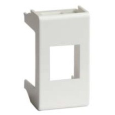 Адаптер для информационных разъемов KEYSTONE, ''Viva'', 1 мод., белый