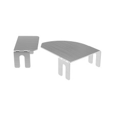 Крышка СРО 0-44° на угол горизонтальный изменяемый, осн.50, 0.8мм, нержавеющая сталь