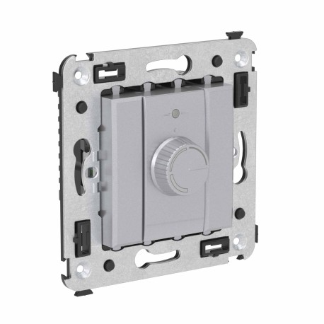 4404133 | Диммер поворотный в стену, "Avanti", "Закаленная сталь"-1