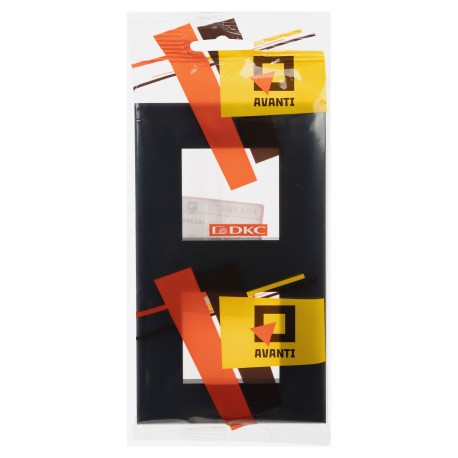 4402904 | Рамка ARTLEBEDEV, "Avanti", "Черный квадрат", 4 модуля-4