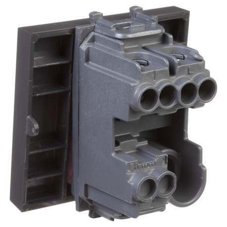 4412152 | Кнопка одноклавишная модульная, Avanti, Черный матовый, 2 модуля-3