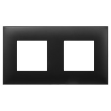 Рамка Avanti, Черный матовый, 2 поста (4 мод.)