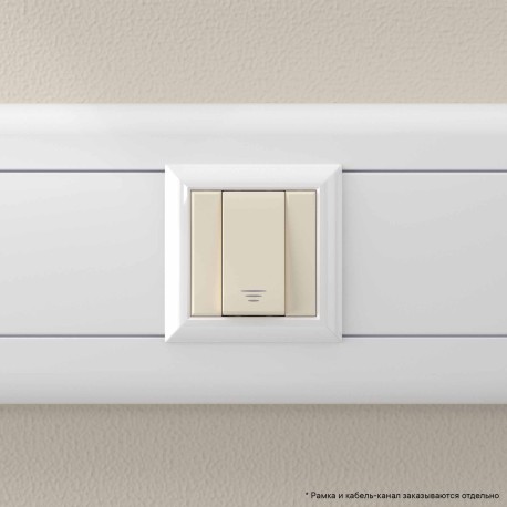 4405151 | Кнопка модульная, "Avanti", "Ванильная дымка", 1 модуль-5