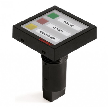 AM2S24L230 | Мульти индикатор, винт. подкл., уст.размер 22/48, квад., два диода, 230В,