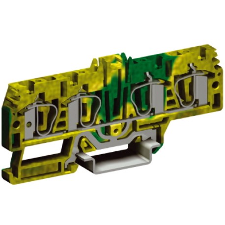 ZHT270 | HTE.4/2+2, зажим для заземления, 2 ввод/2 вывода,4 кв.мм желто-зеленый