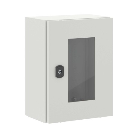 R5STEX0432 | Корпус навесной STE с М/П с прозрачной дверью ВхШхГ 400x300x200 мм-1