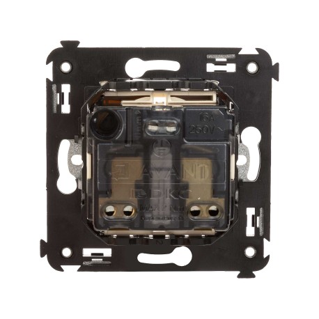 4405003 | Розетка в стену, 2P+E, с з/ш, "Avanti", "Ванильная дымка"-2