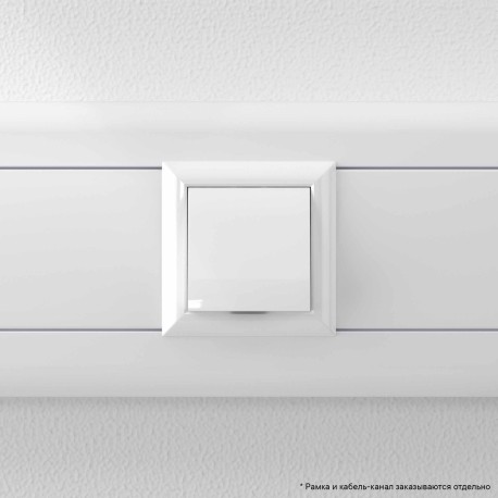 4400982 | Вывод кабеля модульный "Avanti", "Белое облако", 2 модуля-5