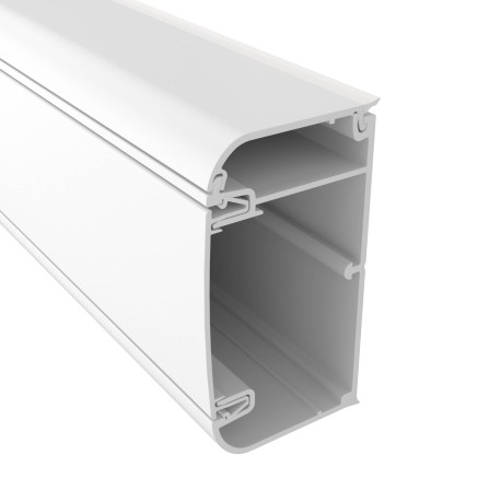 09500 | Кабель-канал 90х50 мм, с перегородкой, боковой и фронтальной крышками