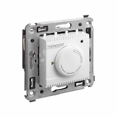 4400163 | Термостат для теплых полов в стену, Avanti, Белое облако-1