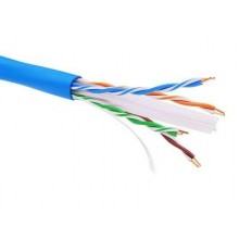Информационный кабель неэкранированый U/UTP 4х2 CAT6A, PVC, синий