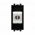 4402791 | Компьютерная розетка RJ-45 без шторки модульная, кат.6 экранированная, "Avanti", "Черный квадрат", 1 модуль