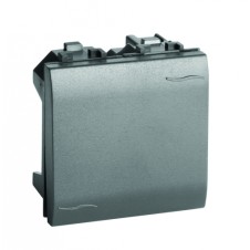 Выключатель типа "кнопка", черный, 2мод.