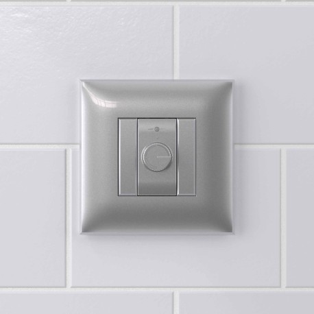 4404133 | Диммер поворотный в стену, "Avanti", "Закаленная сталь"-4