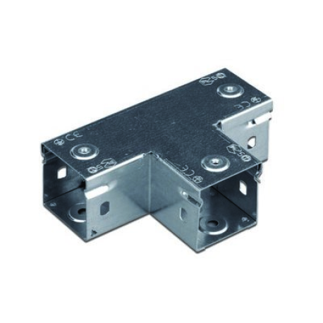 39003ZL | Ответвитель глухой Т-образный горизонтальный 50х50, 0.8мм, цинк-ламельное