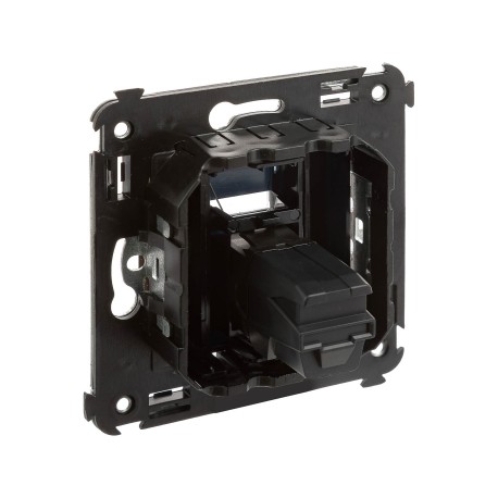 4402303 | USB 3.0 розетка одинарная в стену, тип А-А, Avanti, Черный квадрат-3