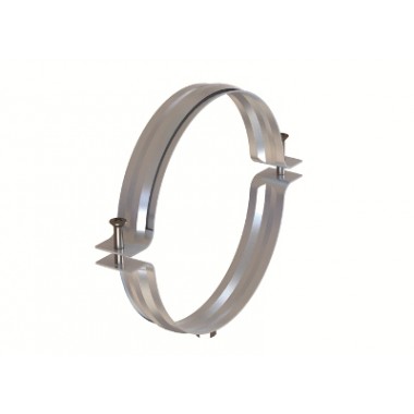 BHT3080 | Хомут BHT-30 для тяжелых нагрузок без изоляции, гайка М10, для труб ⌀80мм