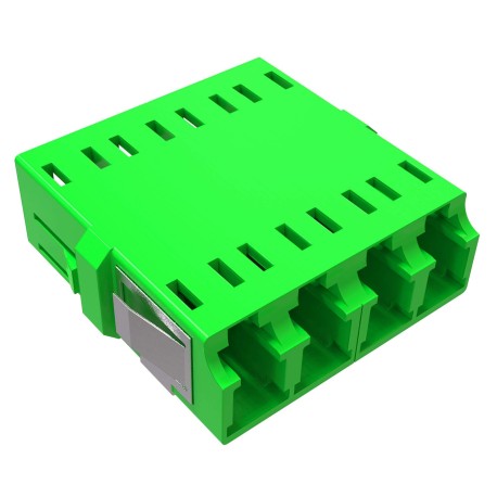 RNFA9AQLC | Адаптер LC/APC-Quad, Senior/Senior, SC-footprint, ОS2, зеленый