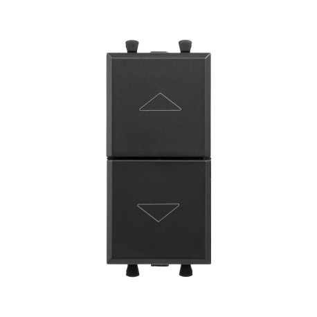 4412181 | Механизм управления рольставней модульный, Avanti, Черный матовый, 1 модуль