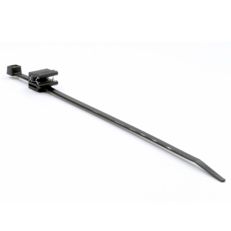 25315SR-EC | Хомут P6.6 с креплением на кромку до 3 мм, чёрный 4,8x200