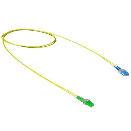 RNPC9DCULA2 | Оптический коммутационный шнур переходной Duplex LC-APC/SC-UPC, 9/125 OS2, 2 м