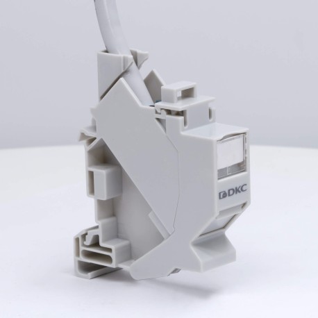 RNW1DIN | Адаптер на DIN рейку для модулей Keystone-4