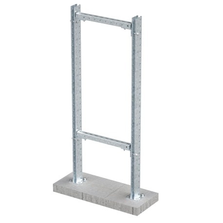 EX-FR1005 | Рама монтажная, горячеоцинкованная, высота 1000мм, ширина 500мм