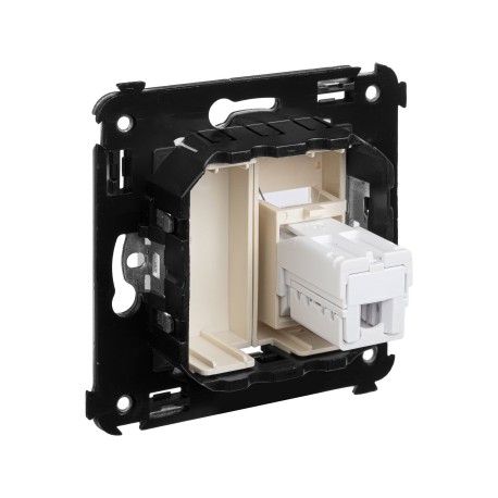 4405313 | Телефонная розетка RJ-12 в стену одинарная, "Avanti", "Ванильная дымка"-3