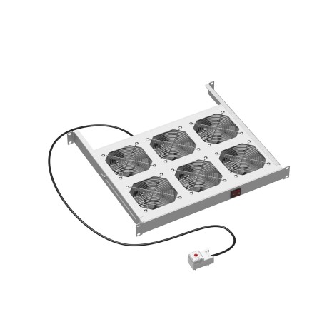 R519VSIT6FT | 19" Вентиляторный модуль, 6 вент. с термостатом-1