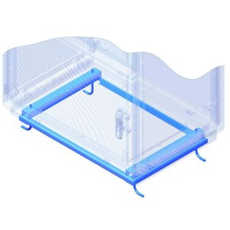 095771309 | Рама для крепления напольных шкафов Conchiglia к полу Ш=1150 мм, Г=330 мм