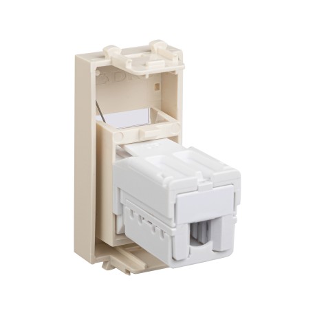 4405311 | Телефонная розетка RJ-12 модульная, "Avanti", "Ванильная дымка", 1 модуль-3